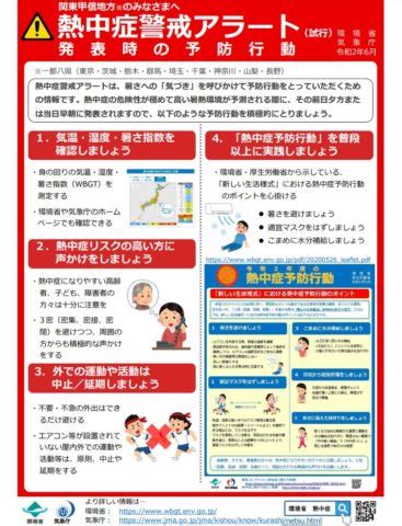 Jul 02, 2021 · 2日の熊本県内には熱中症警戒アラートが出ています。 4月の全国運用開始後、県内では初めてのアラートで熱中症の危険が極めて高いと予想されます。水分補給するなど警戒・対策が必要です。 「無観客」開会式のはず. 熱中症っぽくなった場合、どんな対応をして、どんな時に病院 ...