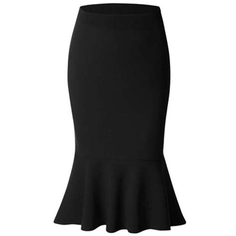 Women Summer Fashion Skirts Lady High Waist Solid Color Plus Size Office Wear Skirts Walmart