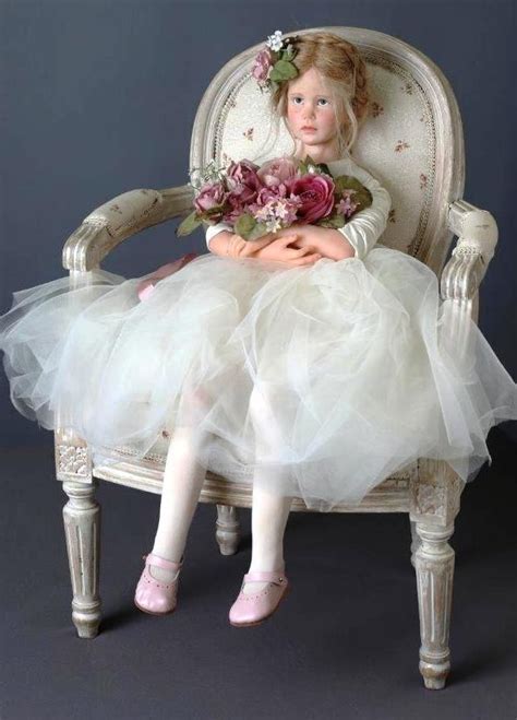 Flowers By Laura Scattolini Beautiful Dolls Art Dolls Dolls