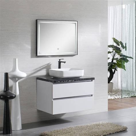 Your bathroom walls might be interesting, but are they efficient? High Glossy White Wall Mounted Bathroom Cabinet