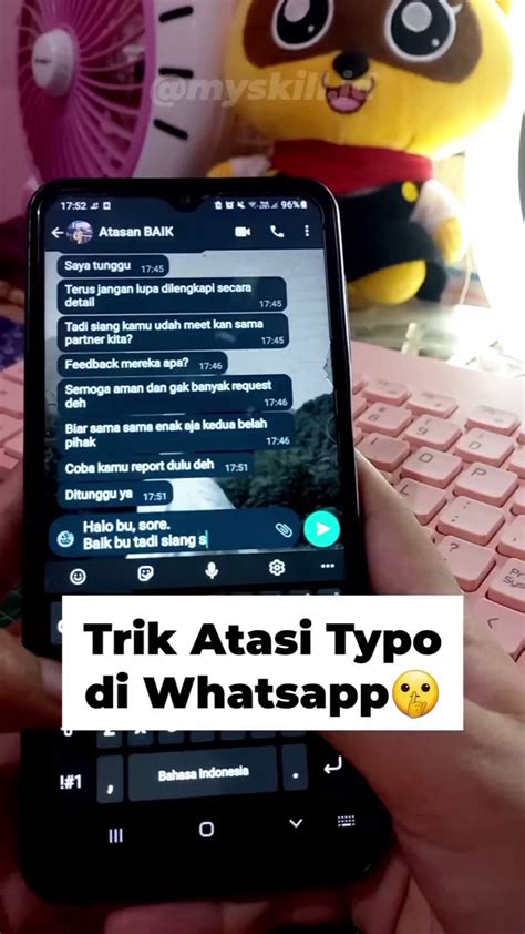 Myskill Si Paling Belajar 💎 On Twitter 🤩 Trik Atasi Typo Di Whatsapp 🤩 Ada Yg Udah Tau Trik