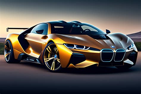 Lexica Futuristic Bmw Supercar Surrounded By Huge Crowd