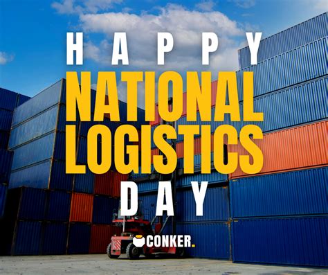 National Logistics Day Conker Calls Out To The Logistics Sector To
