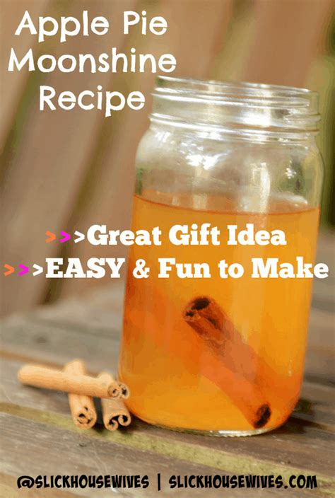 Stir, and garnish with a slice of green apple. Apple Pie Moonshine Recipe
