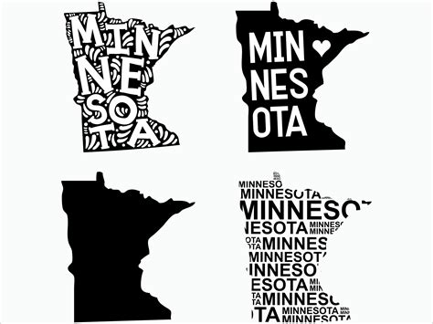 Minnesota Svg Minnesota Clipart Minnesota State Svg Cricut Etsy
