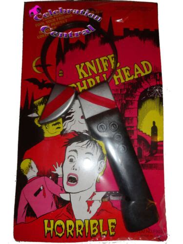 Knife Through Head Or Body Headband Fancy Dress 2010170399031 Ebay