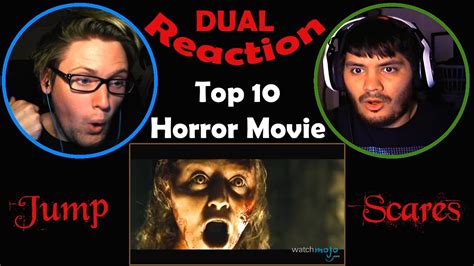 Top 10 Horror Movie Jump Scares Dual Reaction Nostalgia Youtube