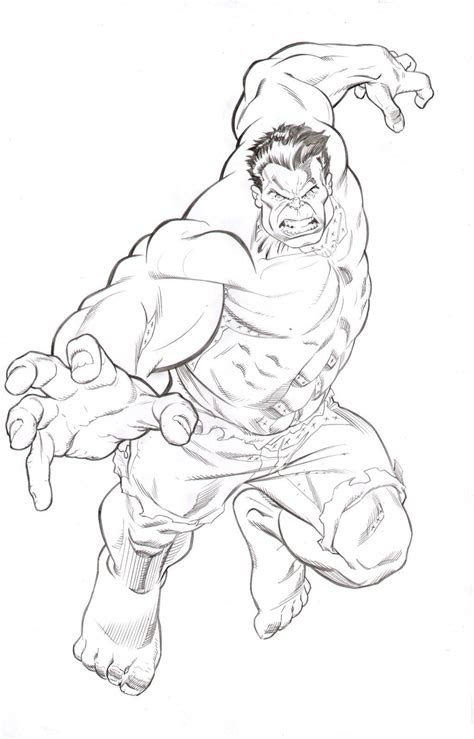 Red Hulk Coloring Pages Printable Subeloa11