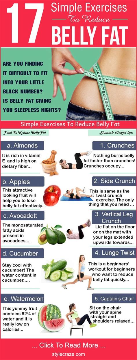16 Simple Exercises To Reduce Belly Fat Reduce Belly Fat Exercises