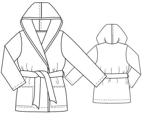 Hooded Robe Sewing Pattern Free Nabeelajacob