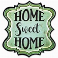 Home Sweet Home Metal Sign 14 x 14 Inches