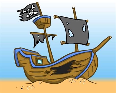 Pin By Clare Turnbull On Shipwrecks Shipwreck Ship Drawing Cartoon