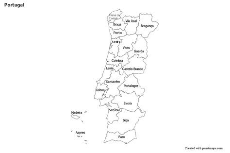 Sample Maps For Portugal
