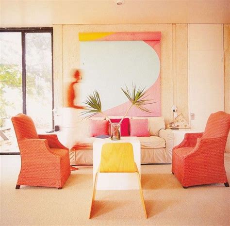 Decorating With Shades Of Coral Yellow Living Room Coral Living