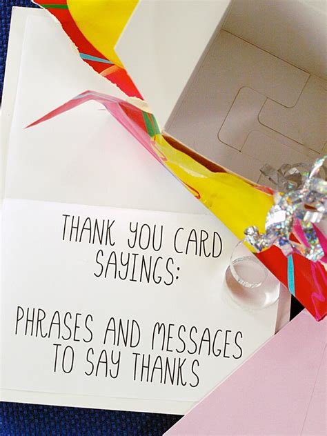 B Thank You Card Sayings Phrases And Messages