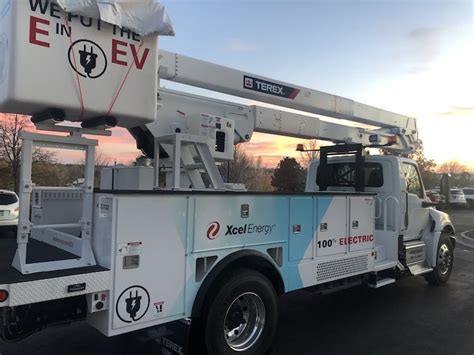 Xcels All Electric Bucket Truck Big Pivots