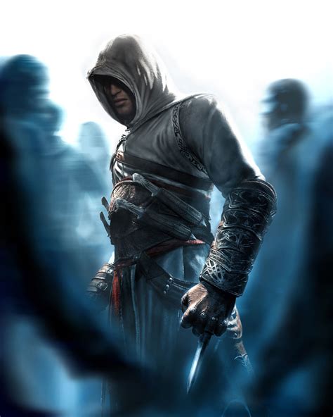 Altair In Crowd Of People Art Assassins Creed Art Gallery