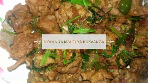 Nyama Ya Mbuzi Ya Kukaanga Kavu Mutton Fry Youtube
