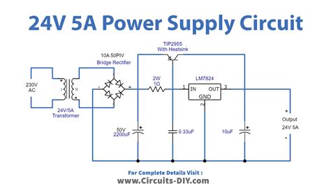 24v Smps Circuit Diagram Wiring Diagram And Schematics