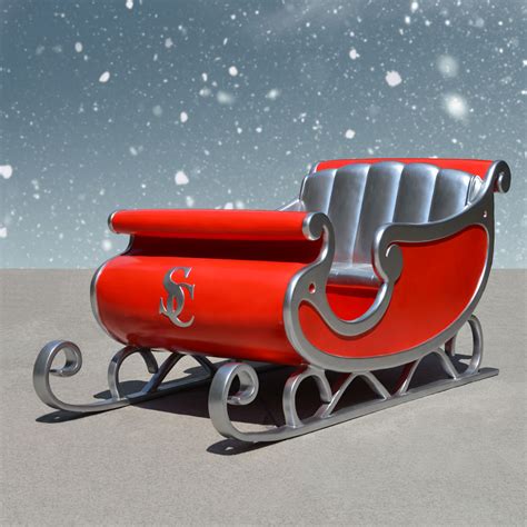 Jumbo Sleigh Decoration 81 In Christmas Night Inc