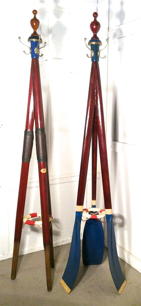 A Pair Of Hall Stands With A Rowing Theme Antiques Atlas
