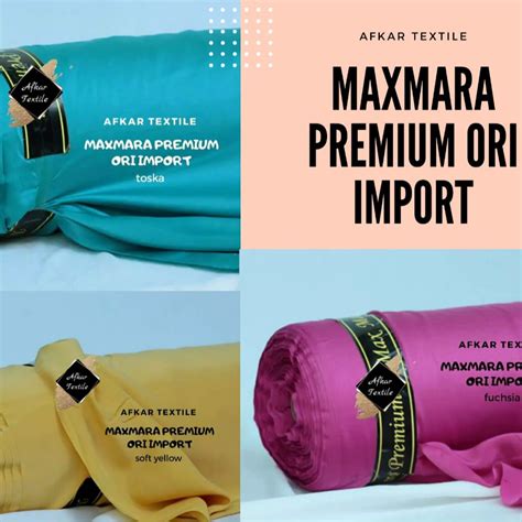 Maxmara Satin Fabric 100 Pure Silk Original Import Premium Class