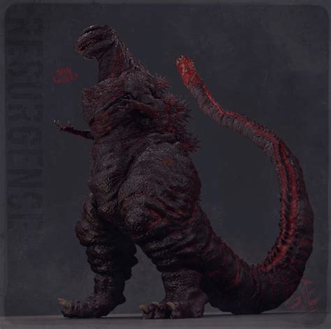 Shin Godzilla Profile Download Free 3d Model By Gabetke E3d0aa2