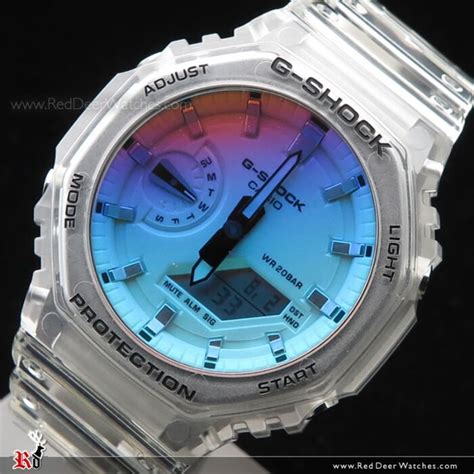 Buy Casio G Shock Carbon Core Guard Iridescent Color Watch Ga 2100srs 7a Ga2100srs Casio