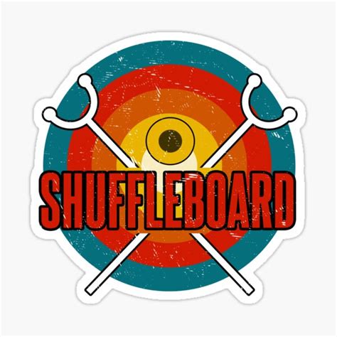 Shuffleboard Stickers Redbubble