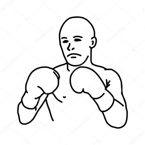Boxeo Dibujo Dibujos Animados De Boxeo Boxeador Golpeando