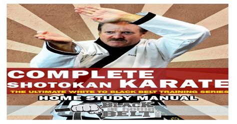 Complete Shotokan Karate Manual Sample Pdf Document