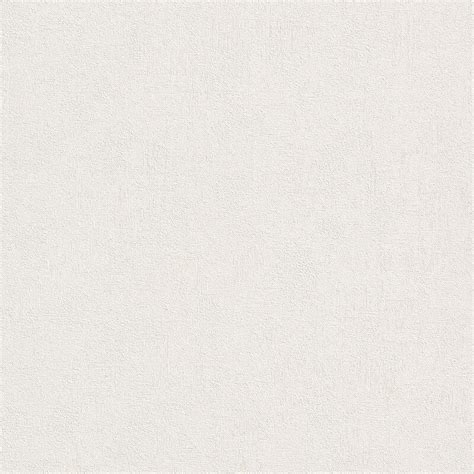 Rasch Plain Textured White Wallpaper 489804