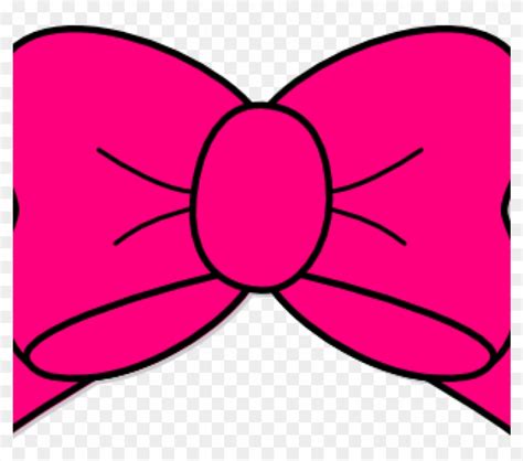 Pink Bow Clipart Hot Pink Bow Clip Art At Clker Vector Pink Bow Png
