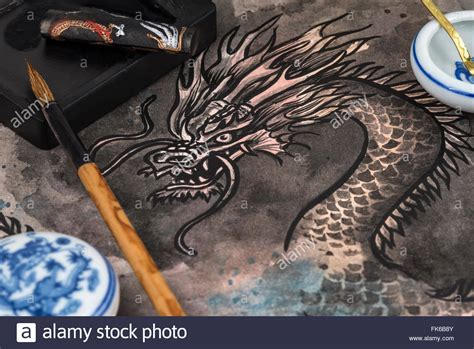 Chinese Dragon Ink Painting At Explore Collection