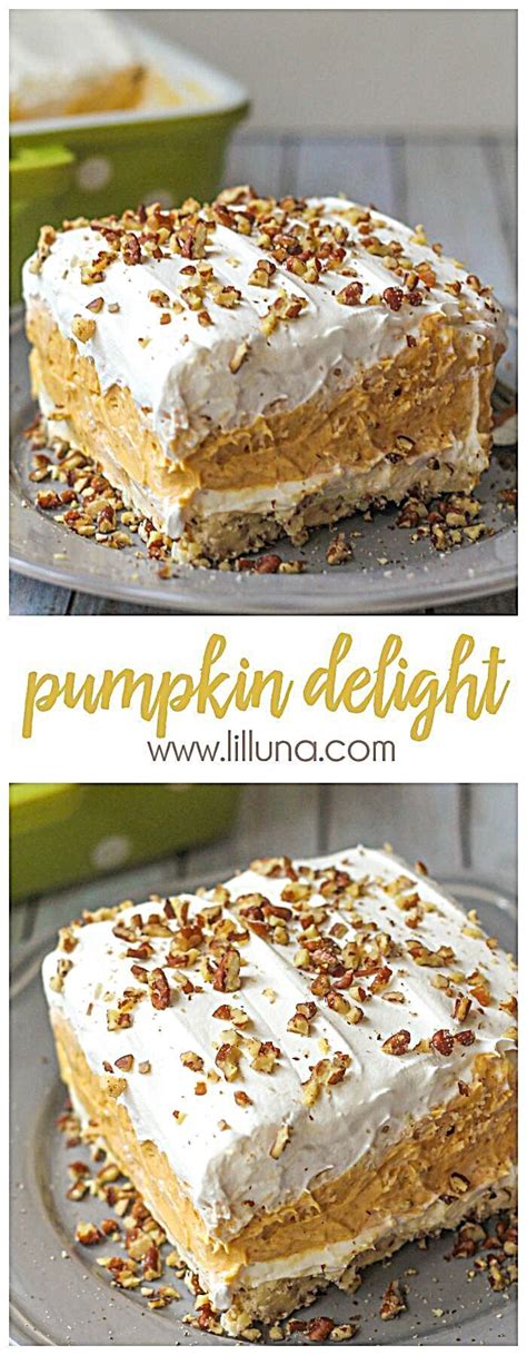 Best Pumpkin Delight Dessert Recipe Video Lil Luna Recipe In