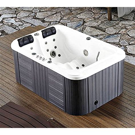 Symbolic Spas 2 Person Hot Tub Spa Outdoor Hydrotherapy Double Lounger
