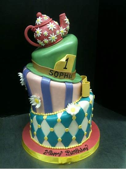 Cake Tea Party Mad Hatter Topsy Turvy