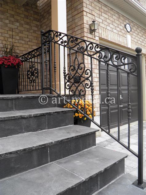 Metal Step Railing Outdoor Photo Outdoor Metal Stair Railing Systems