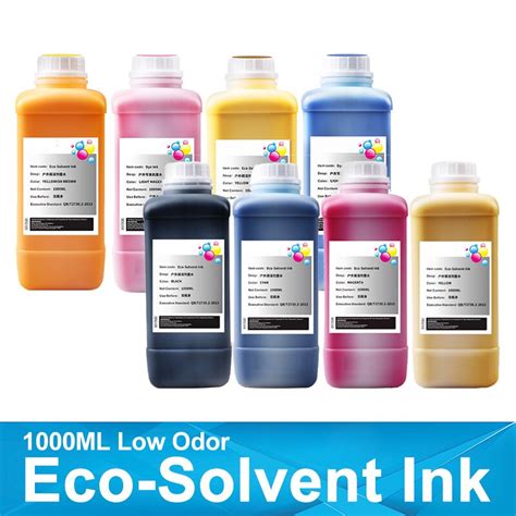 Tinta Eco Solvente De Bajo Olor Para Impresora Epson Cabezal De Impresora Para Mimaki Mutoh