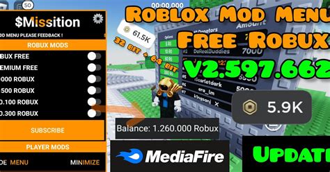 Roblox Mod Menu Plus V2597662 By Missition 32 Bit 64 Bit