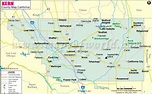 Kern County Map, Map of Kern County, California