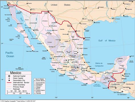 Mapas Mexico Con Division Con Capitales Con Nombres World Map Diagram