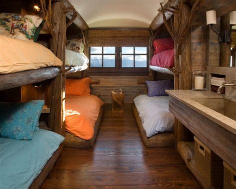 Cabin Bunk Room Houzz