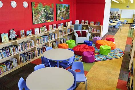 Bancroft School Library Makeover School Library Design School