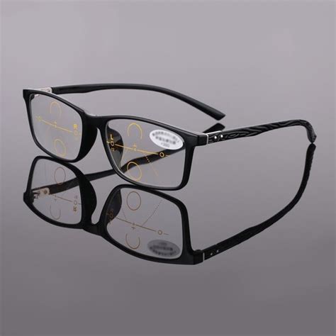 Progressive Multi Focus Reading Glasses Ulrtalight Tr90 Frame Comfortable Man Ladies Resin