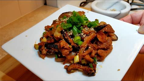 Spicy Korean Pork Stir Fry Recipe Youtube