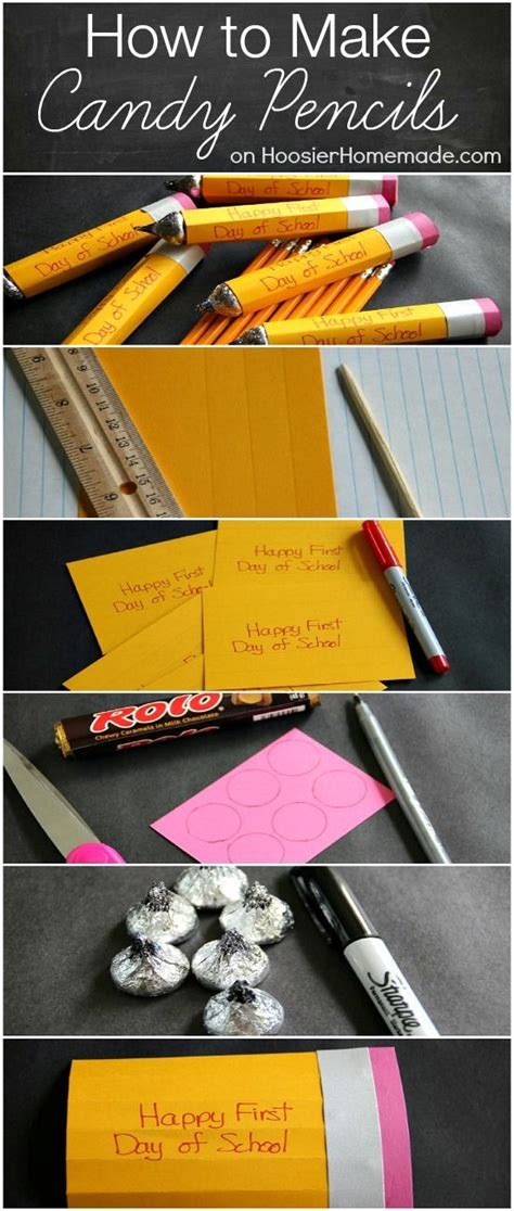 How To Make Candy Pencils Perfect For A Back To School Treat Or Party