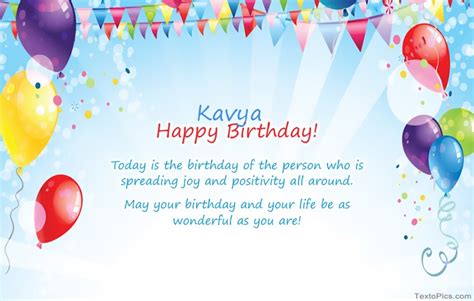 On your day, i wish you better luck for the future. Happy Birthday Kavya pictures congratulations.