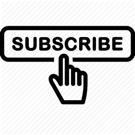 Black Subscribe Button Png Png Mart
