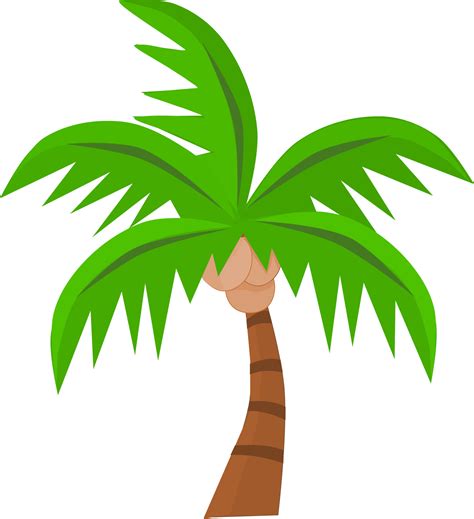 Palm Tree Drawing Vector Art Vector Illustration Tropical Summer Tree